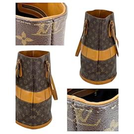 Louis Vuitton-Louis Vuitton Bag Monogram Bucket Gm Canvas Shoulder Hand Bag A918 AUTHENTIC-Other