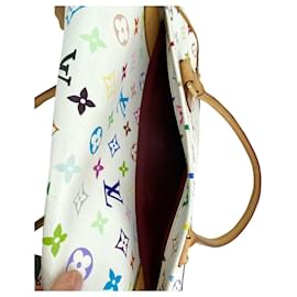 Louis Vuitton-Louis Vuitton Louis Vuitton Bag  Beverly Gm Shoulder White Monogram Multicolor Shoulder A854 -White