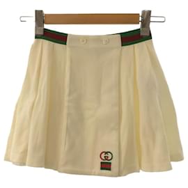 Gucci-*GUCCI Wide skirt with Web band/Size notation 10/Skirt-Other