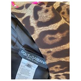 Dolce & Gabbana-DD-F6U42T/FSADD-C-Estampa de leopardo