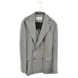 *  LOEWE Houndstooth lined Jacket Houndstooth Black/White Black White