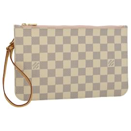 Louis Vuitton-Bolsa LOUIS VUITTON Damier Azur Neverfull MM LV Auth yk4955-Outro