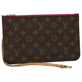 LOUIS VUITTON Monogram Neverfull MM Accessory Pouch LV Auth 31423 Other