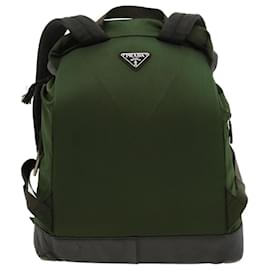 Prada-PRADA Backpack Nylon Khaki Auth gt2806-Khaki