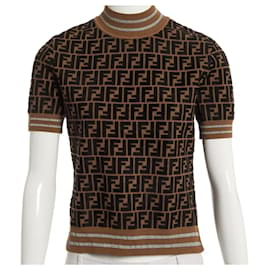 Fendi-fendi pullover "Prints-on" collection fendi x nicki minaj-Light brown,Dark brown
