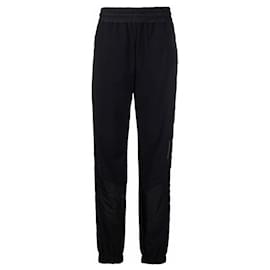 Moncler-Moncler UNISEX sports trousers with print-Black