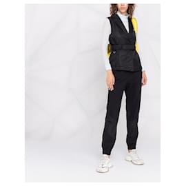 Moncler-Moncler UNISEX sports trousers with print-Black