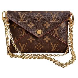 Louis Vuitton Kirigami Handbag Brown Cloth Brown