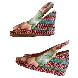 Missoni wedge mules multi color Multiple colors