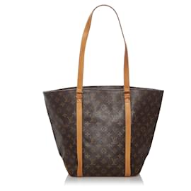 Louis Vuitton-Louis Vuitton Brown Monogram Sac Shopping-Brown