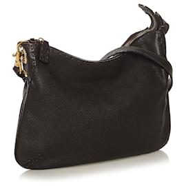 Fendi-Sac à bandoulière Fendi Selleria marron-Marron,Marron foncé