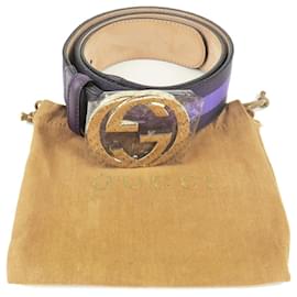 Gucci-Belts-Purple