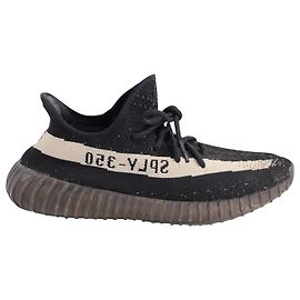 ADIDAS YEEZY BOOST 350 V2 Sneakers aus Oreo-Nylon Schwarz