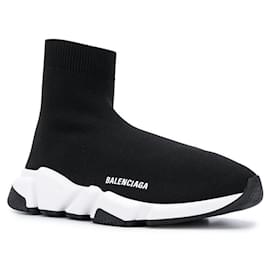 Balenciaga-Balenciaga Sneaker Speed Recyclée-Black