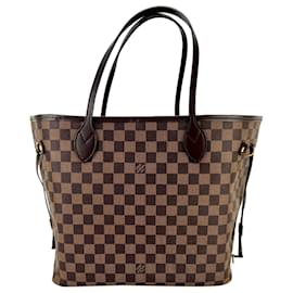 Louis Vuitton-Louis Vuitton Louis Vuitton Bag Neverfull Mm Damier Ebene Canvas Tote W/added Insert N41603 -Other