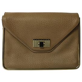 Chloé Bolsa de ombro Chloe Sally em couro marrom caramelo Marrom