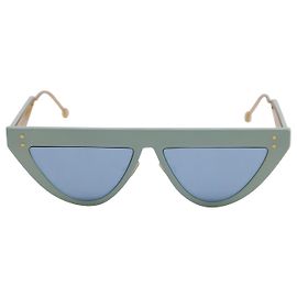 Fendi FF 0371/s Óculos de sol em J Aqua Blue Optyl Plastic Azul Azul claro