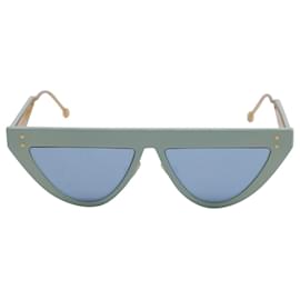 Fendi-Fendi FF 0371/s Sunglasses in J Aqua Blue Optyl Plastic-Blue,Light blue