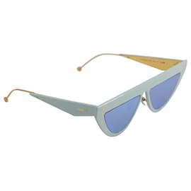 Fendi-Fendi FF 0371/s Sonnenbrille aus J Aqua Blue Optyl Plastic-Blau,Hellblau