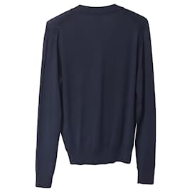 Tom Ford-Tom Ford Button-Front Cardigan in Navy Blue Wool-Navy blue