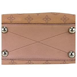 Louis Vuitton-Louis Vuitton Hand Bag Babylone Mahina Chain Bb Magnolia Pink Shoulder Bag A993d -Pink