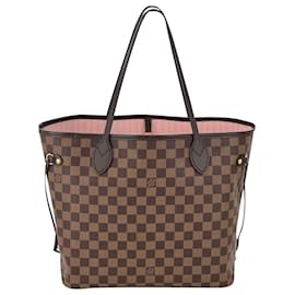 Louis Vuitton-Louis Vuitton Louis Vuitton Bag Neverfull Mm Damier Ebene Canvas Tote Added Insert N41603a1002 -Other