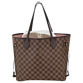 Louis Vuitton-Louis Vuitton Louis Vuitton Bag Neverfull Mm Damier Ebene Canvas Tote Added Insert N41603a1002 -Other