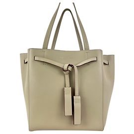 Céline Celine Cabas Celine Cabas Phantom Petit Pompon Cuir Lisse Dune Insert Ajouté B505  Autre