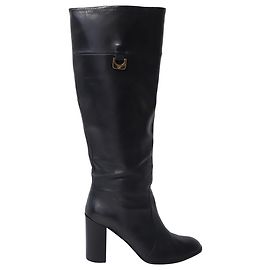 Botines Diane Von Furstenberg de piel negra Negro