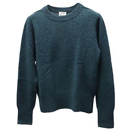 Suéter Acne Studios Kai Mélange de lana verde oscuro Verde