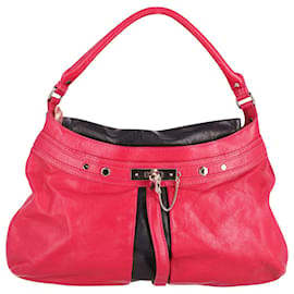 Marc Jacobs-Marc Jacobs Lock it Up Camille Borsa a Mano in Pelle Rosa Scuro-Rosa