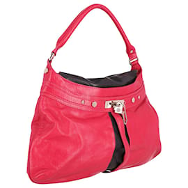 Marc Jacobs-Marc Jacobs Lock it Up Camille Borsa a Mano in Pelle Rosa Scuro-Rosa