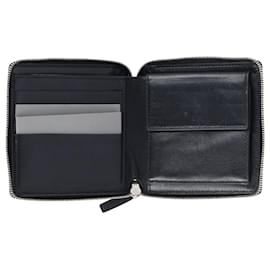 Balenciaga-Balenciaga Zip Wallet in Black Leather-Black