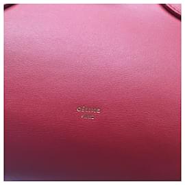 Céline-Celine Tie Medium Tie-knot Vermillion Red calf leather Leather Tote-Red