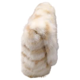 Marc Jacobs-Marc Jacobs Cream Rabbit Fur Clutch -White