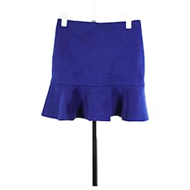 Longchamp-Longchamp skirt 38-Blue