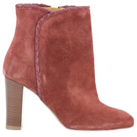 SéZane-Boots Sézane 37-Dark red