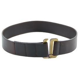 Cinto M Maison Martin Margiela Marrom