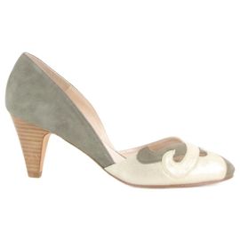 Escarpins Patricia Blanchet 38.5 Kaki