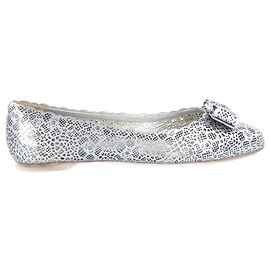 Salvatore Ferragamo ballerine 36.5 Argento