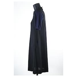 Louis Vuitton Sheer Robe Dress in Black Silk ref.585192 - Joli Closet