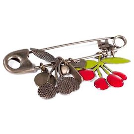 Broche Sonia Rykiel Doré
