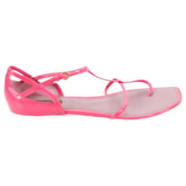 Sandalias Louis vuitton Rosa talla 39 EU de en Charol - 28726282