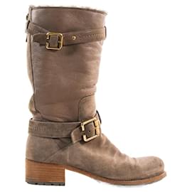 Dior-Dior boots 38-Brown