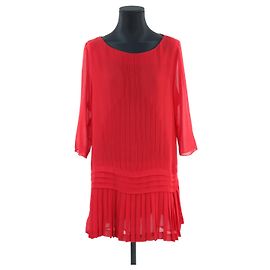 Ba&Sh robe festança 2 Vermelho