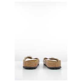 Birkenstock-Birkenstock sandals 36-Silvery