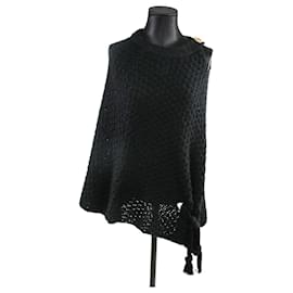 Ba&Sh Bash Poncho Preto