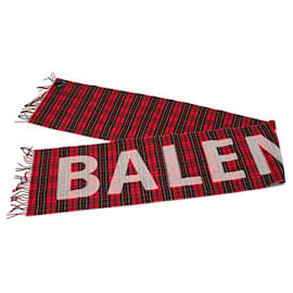 Balenciaga-Scarves-Red