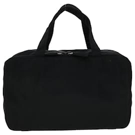 Prada-PRADA Hand Bag Nylon Black Auth cl135-Black