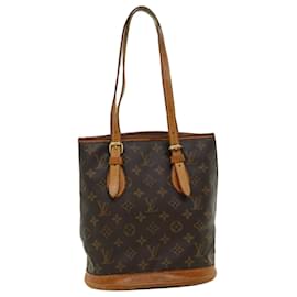 Louis Vuitton-LOUIS VUITTON Monogram Bucket PM Shoulder Bag M42238 LV Auth gt2805-Other